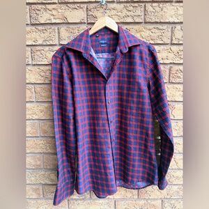 4/$25 • Rosso Milano Italy Modern Fit Dress‎ Shirt